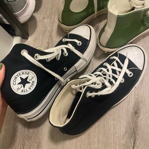 Black Platform Converse